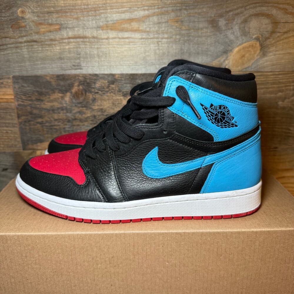 Jordan 1 High UNC to Chicago Sneakers - Women's Size 10.5/Men's 9